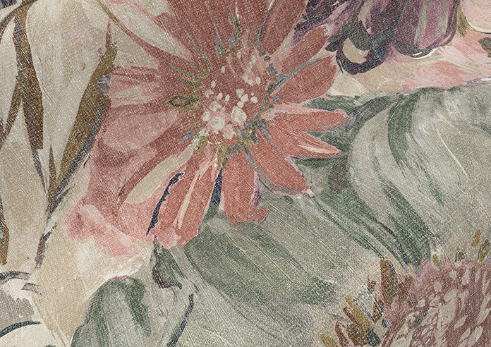 Spring Garden, Khaki - Roman Blind - Image 4